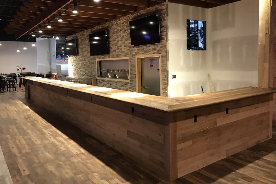 Winslow Design Studio offers reclaimed wood for use in bars